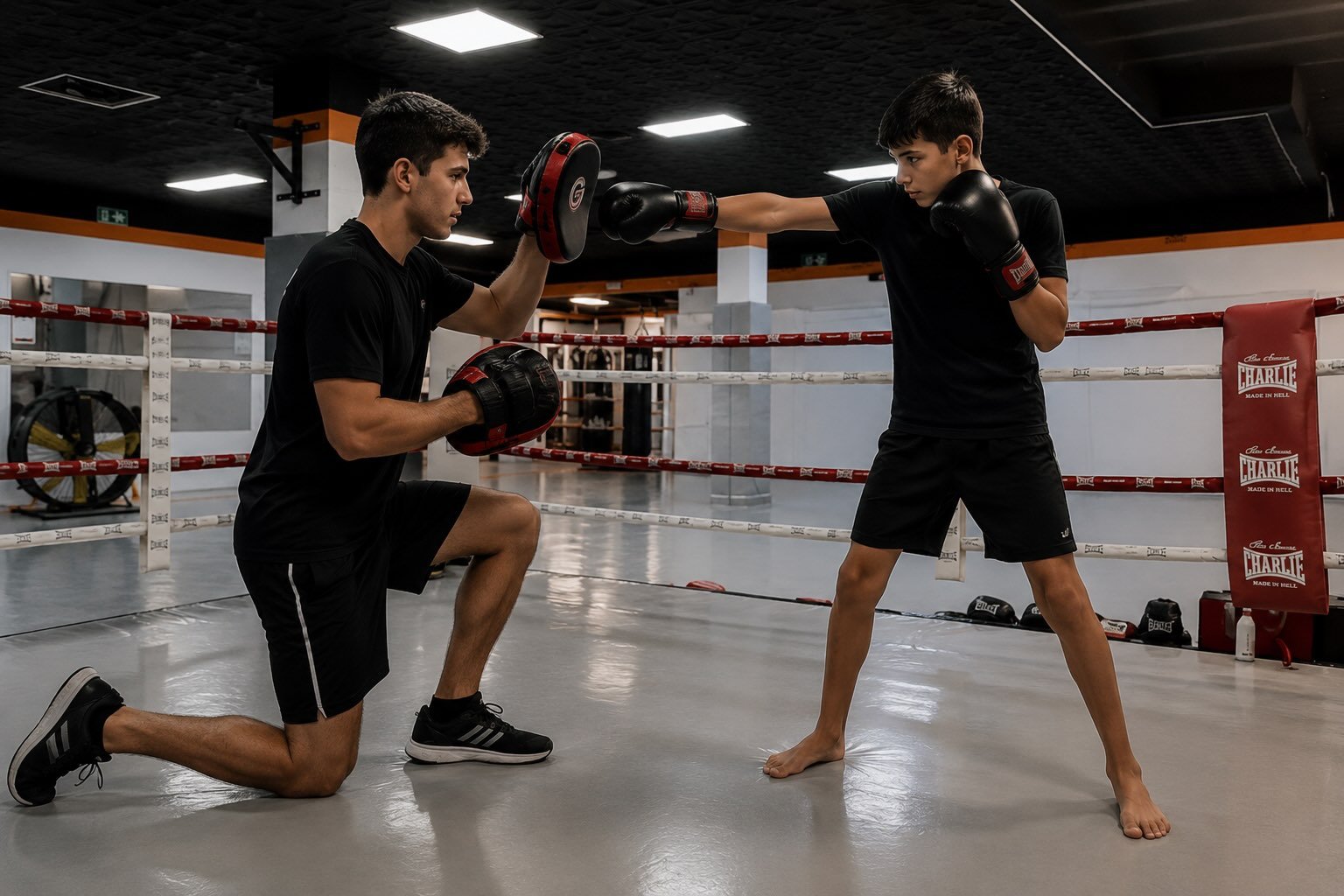 Clase de Boxeo Juvenil en Factory of Fighters Vicálvaro